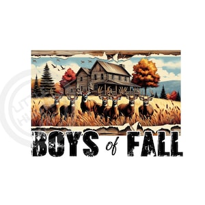 Los chicos del otoño png, ciervo de aspecto vintage png, caza png, caza de ciervos png, descarga digital, sublimación, DTF, DTG