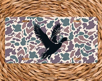 Camo Duck Hunting License Plate PNG Bundle (Digital Download)