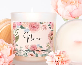 Mother's Day Gift for Nana, Custom Gift for Nana, Personalized Nana Day Candle for Grandma, Gift for Nana, Nana Birthday Day, Nana Gift
