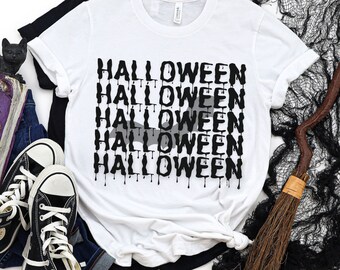 Spooky Halloween Woman's Shirt, Trendy  Fall Shirt, Halloween Party Shirt,  Spooky Season Shirt, Halloween Gift, Halloween 2024, Horror Tee