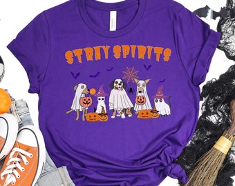 Halloween Shirt , Halloween Dog Shirt, Ghost Dog Halloween Shirt, Halloween Dog Mom Sweater, Spooky Season, Dog Dad Halloween Shirt