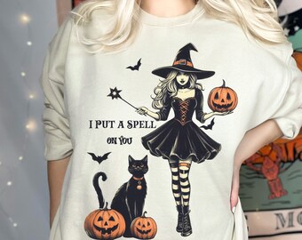 Halloween Witch Sweatshirt, Halloween Witchy Sweatshirt,  Retro Halloweentown Sweatshirt, Fall Sweatshirt, Halloween Sweatshirt
