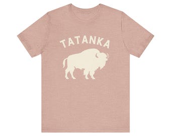 Maglietta Tatanka Spirit: maglietta con eredità delle Grandi Pianure e dei Nativi, regalo per lui con bisonte occidentale, regalo per papà con nativi americani