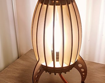 Rocket Lamp Laser Cutter Files - Etsy