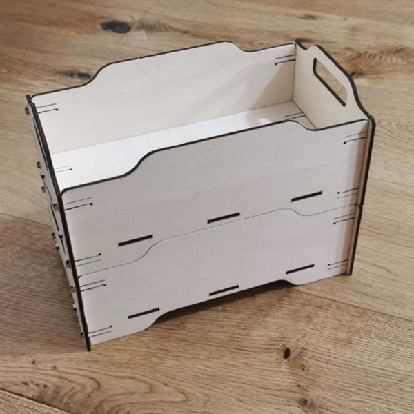 Stackable box (glue not required)