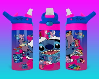 Stitch 12oz SippyCup PNG Design