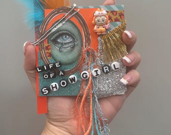 life of a showgirl 4 by 4 magnet