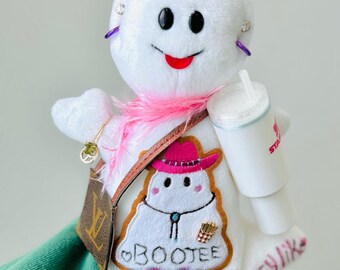 OOAK Boo-Jee / Bougie Ghost Beanie Baby
