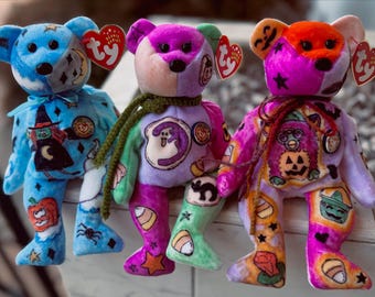 Custom Halloween beanie baby- choose design