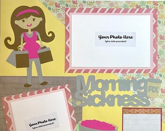 Morning Sickness vorgefertigte 12x12 "Seite SET