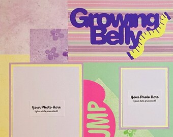 Wachsender Bauch Vorgefertigtes 12x12 ”Seitenset