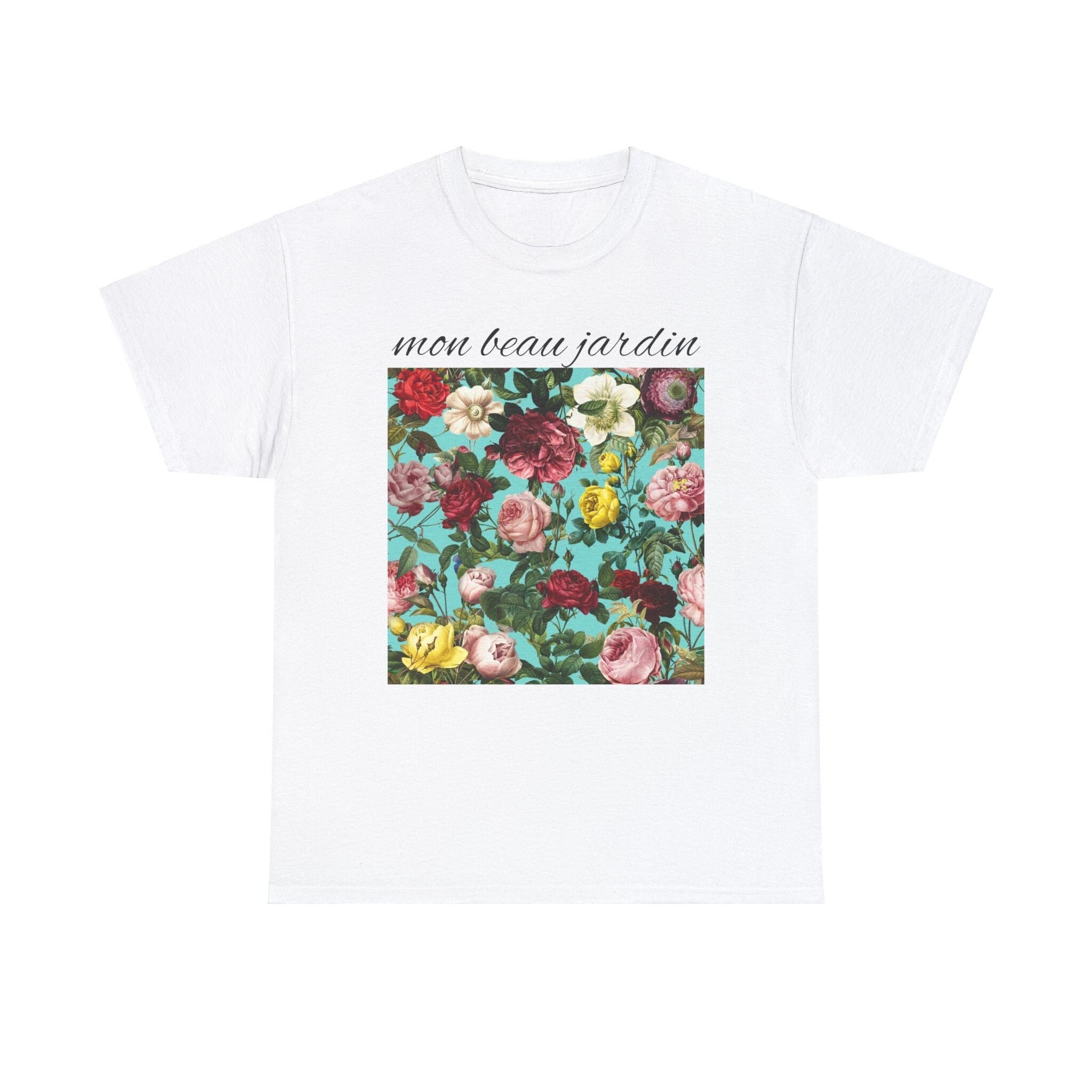 Vintage Flower Garden T-shirt - Etsy
