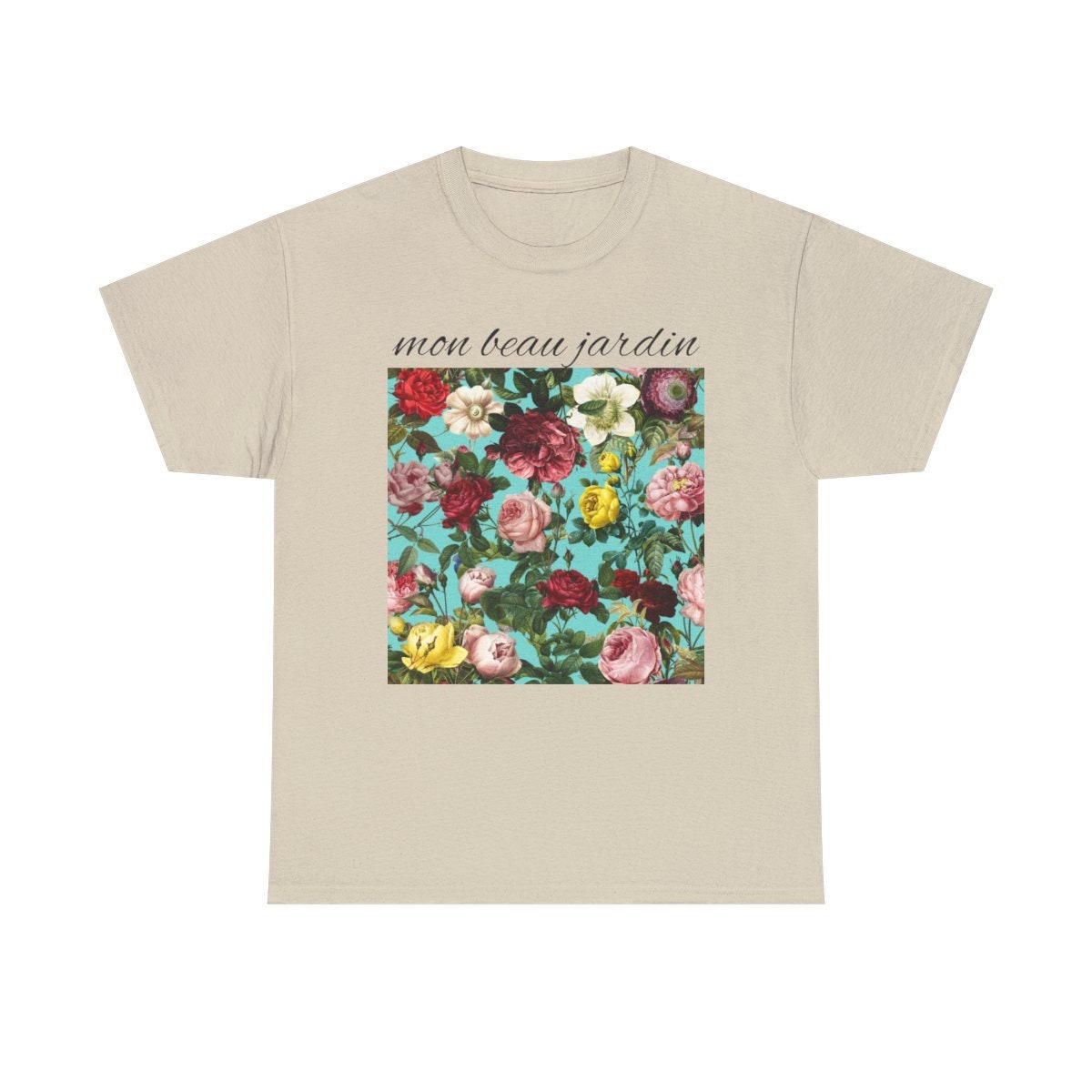 Vintage Flower Garden T-shirt - Etsy