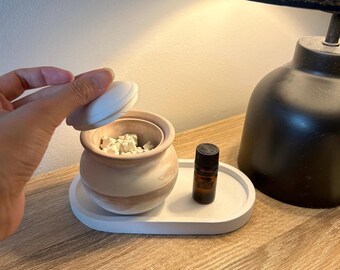 Tiny gummy bear aroma stone in a jar diffuser for fragrance oils, diffusion stone, aromatherapy diffuser, desk decor, housewarmings, gifts