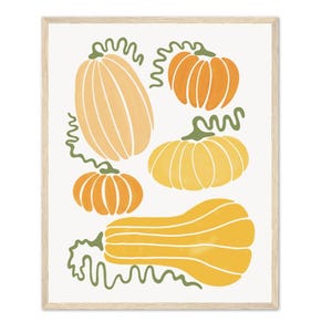 Pumpkins and Gourds Framed Print