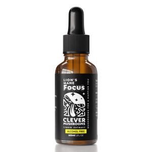 Alcohol Free Lion&#39;s Mane Mushroom Liquid Extract | Enhance Focus and Cognitive Function | Mushroom Tincture | Dual Extraction