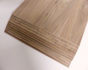 11.75"x11.75"x3.5mm Rustic Walnut Plywood | 3mm–4mm Thickness | Laser Cutting Woodworking Supplies | Natural and Unfinished | Glowforge Tool
