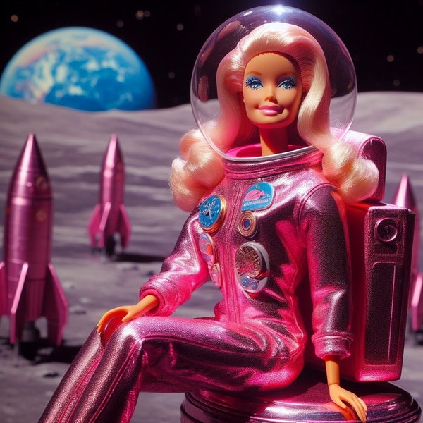 Astronaut Barbie: She’s on the moon!