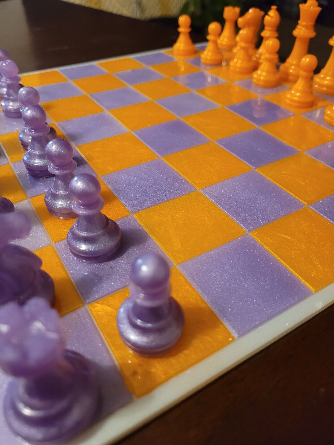Custom chess board etsy