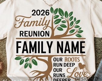 Benutzerdefinierte Familientreffen PNG SVG, Familienbaum Png, Wiedervereinigung 2026 Png, Familientreffen SVG, Baum des Lebens Png, Familientreffen 2026 Png Sublimation