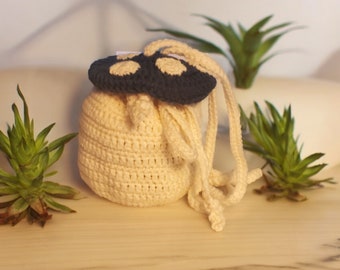 Crocheted Mushroom Purse