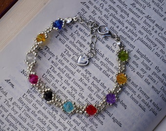 The Eras Tour Bracelet|Silver and Multi-coloured Beaded Bracelet|Special Edition|Handmade Bracelet|Unique Gifts for her|Taylor Swift Jewelry