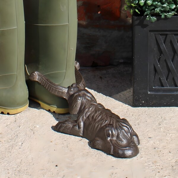 Dog Themed Boot Jack - Cast Iron Boot Jack, Dog Design