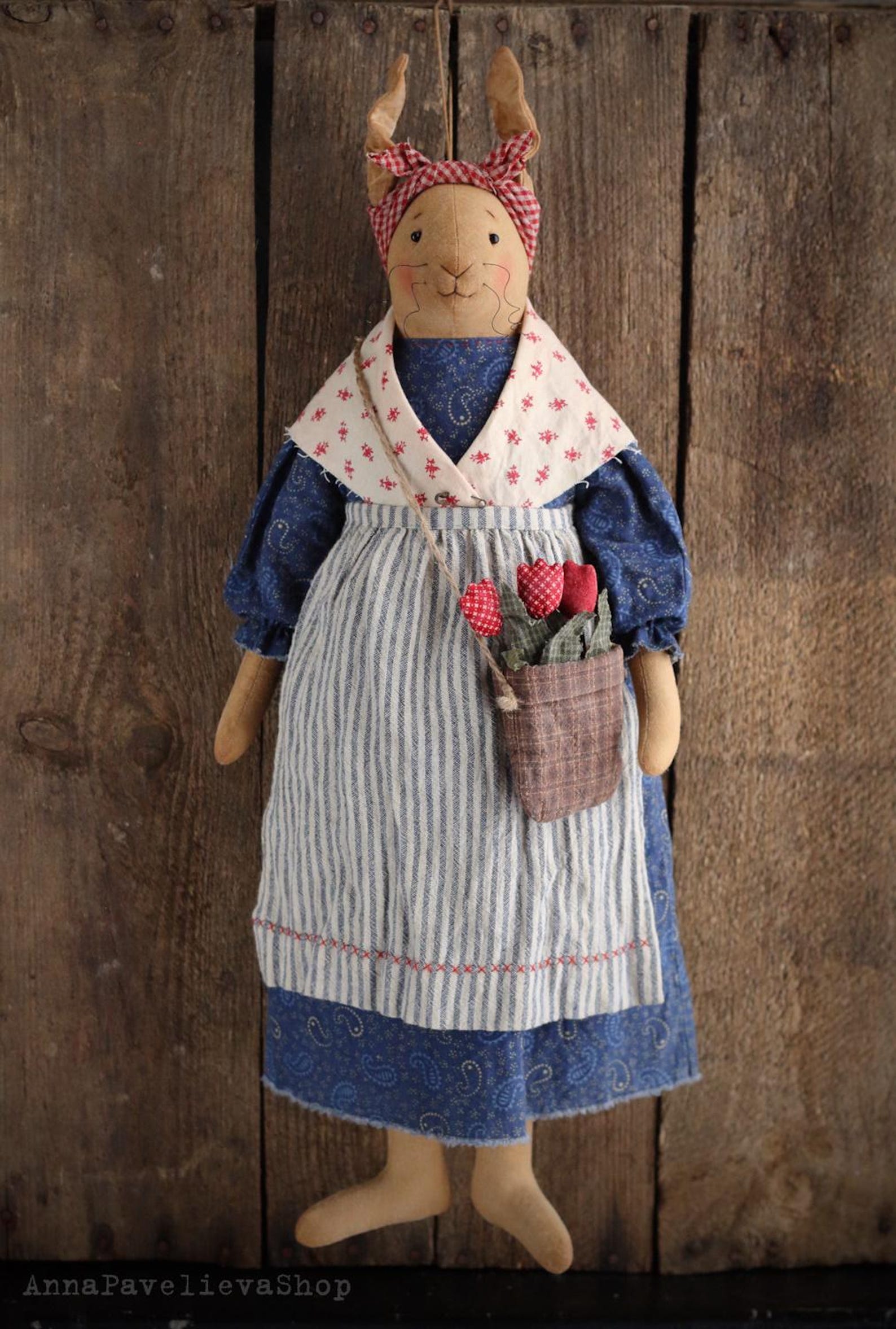 Bunny Doll PDF Pattern and Tutorial 44cm 17