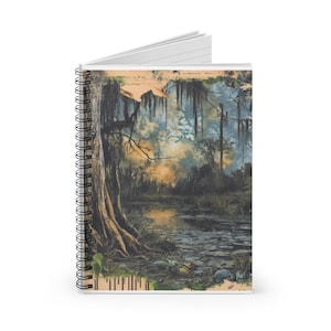 Cahier à spirale Serene Landscape - Parfait pour les amoureux de la nature, tenir un journal, cadeau, notes de voyage, respectueux de l'environnement