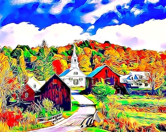Vermont espera río otoño