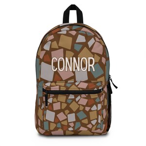 Sac à dos Boho Mosaic Fusion | Idées cadeaux personnalisables | Cartable pour enfants | Cartable préscolaire | Cadeaux personnalisés pour enfant