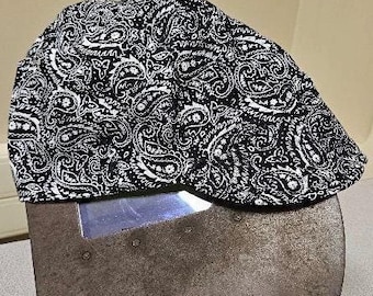 Welding Cap / Welders Cap / Welder Cap / Reversible / Biker Cap /  Cotton, Weld, Welding, made in USA, made in Texas, Welding Hats