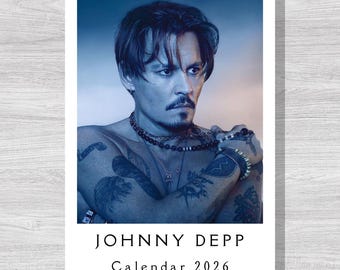 Johnny Depp 2026 Kalender