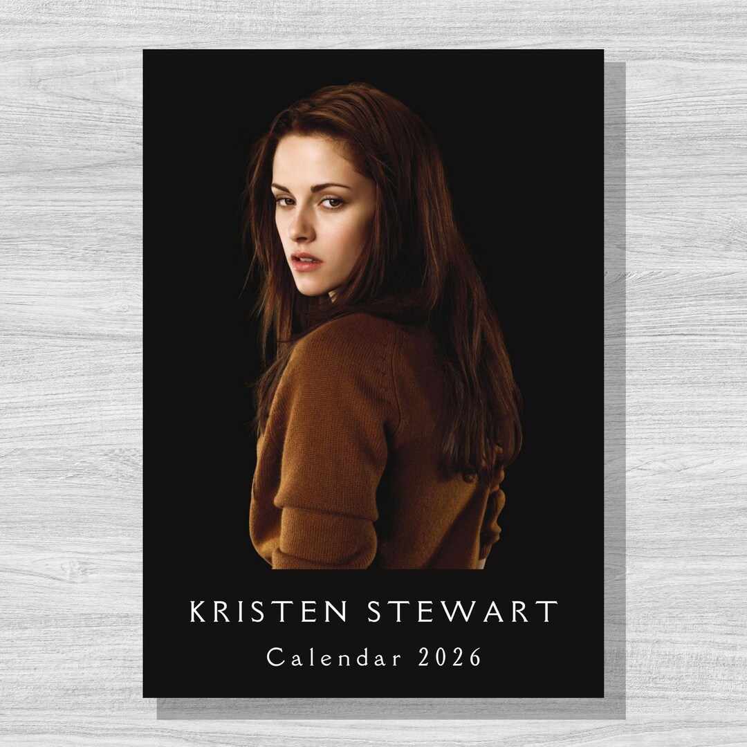 Kristen Stewart 2026 Calendar Etsy kristen-stewart-2026-calendar-etsy