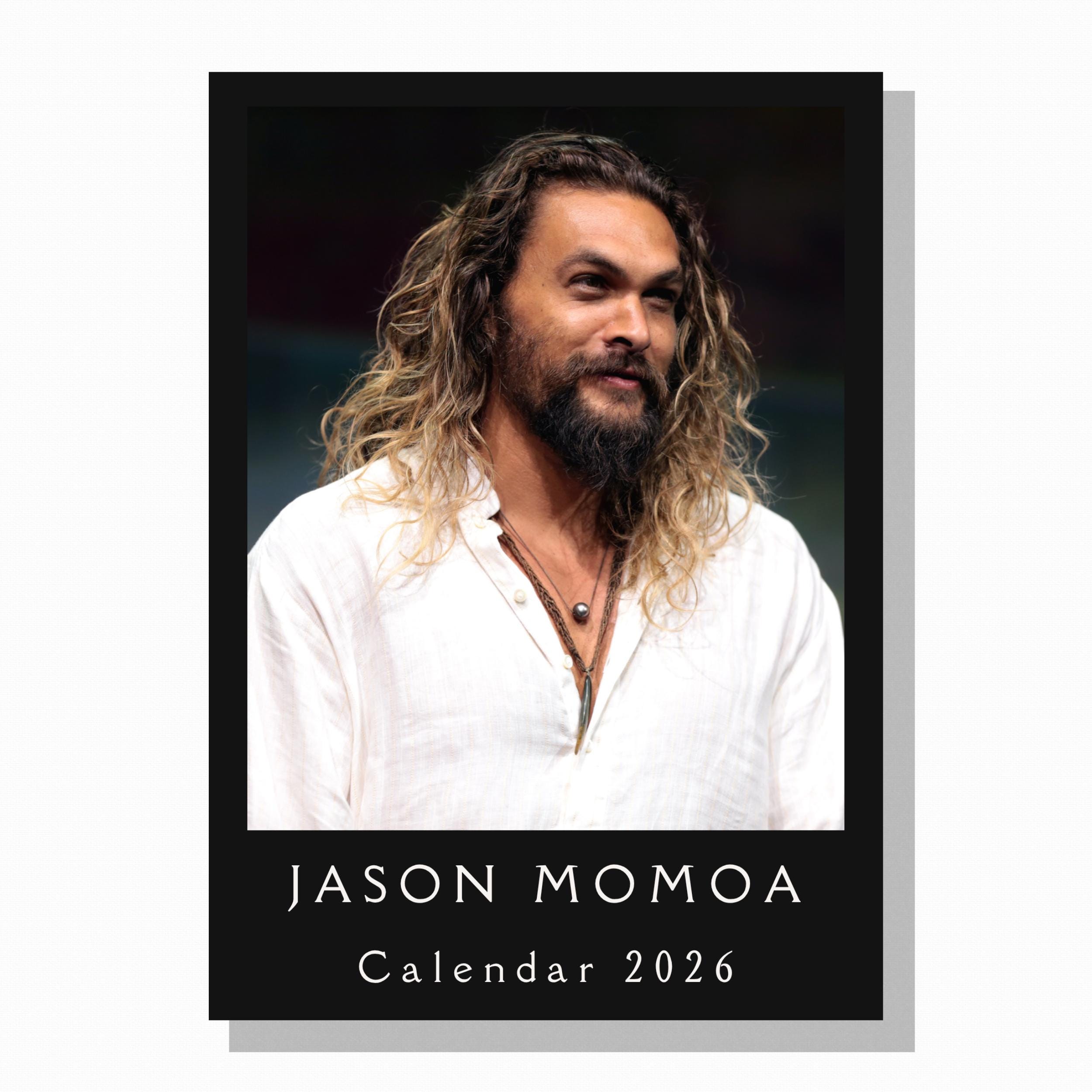 Jason Momoa 2026 Calendar - Calendrier - Calendario : Momoa, Jason