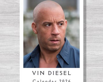 Vin Diesel 2026 Kalender