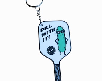 Pickleball keychain by Kicks Grips