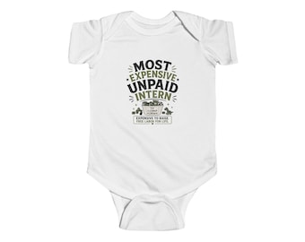 Kids Are Expensive Funny Infant Bodysuit | Funny Baby Onesie, Chore/Mom/Dad/Parent Humor