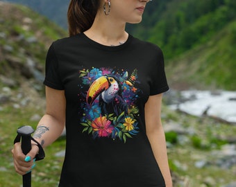 Toucan Shirt, Bird Nerd Shirt, Bird Watching Shirt, Bird Lover Tee, Nature Lover Tshirt, Funny Bird Watcher Gift For Bird Lover Women's Tee