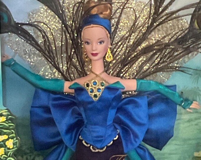 Barbie The Peacock Collector Edition Doll - First In Series With Crystal Accent Gown