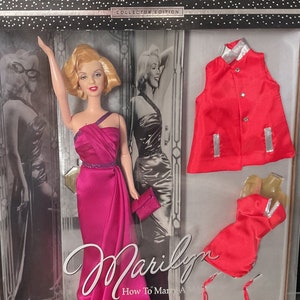 Barbie As Marilyn Monroe 'How To Marry A Millionaire' Collector Doll - Mattel Collector's Edition - View #7