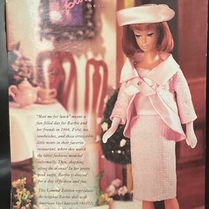 Vintage BARBIE FASHION LUNCHEON 1966 De-Boxed Fashion REPRODUCTION #1656