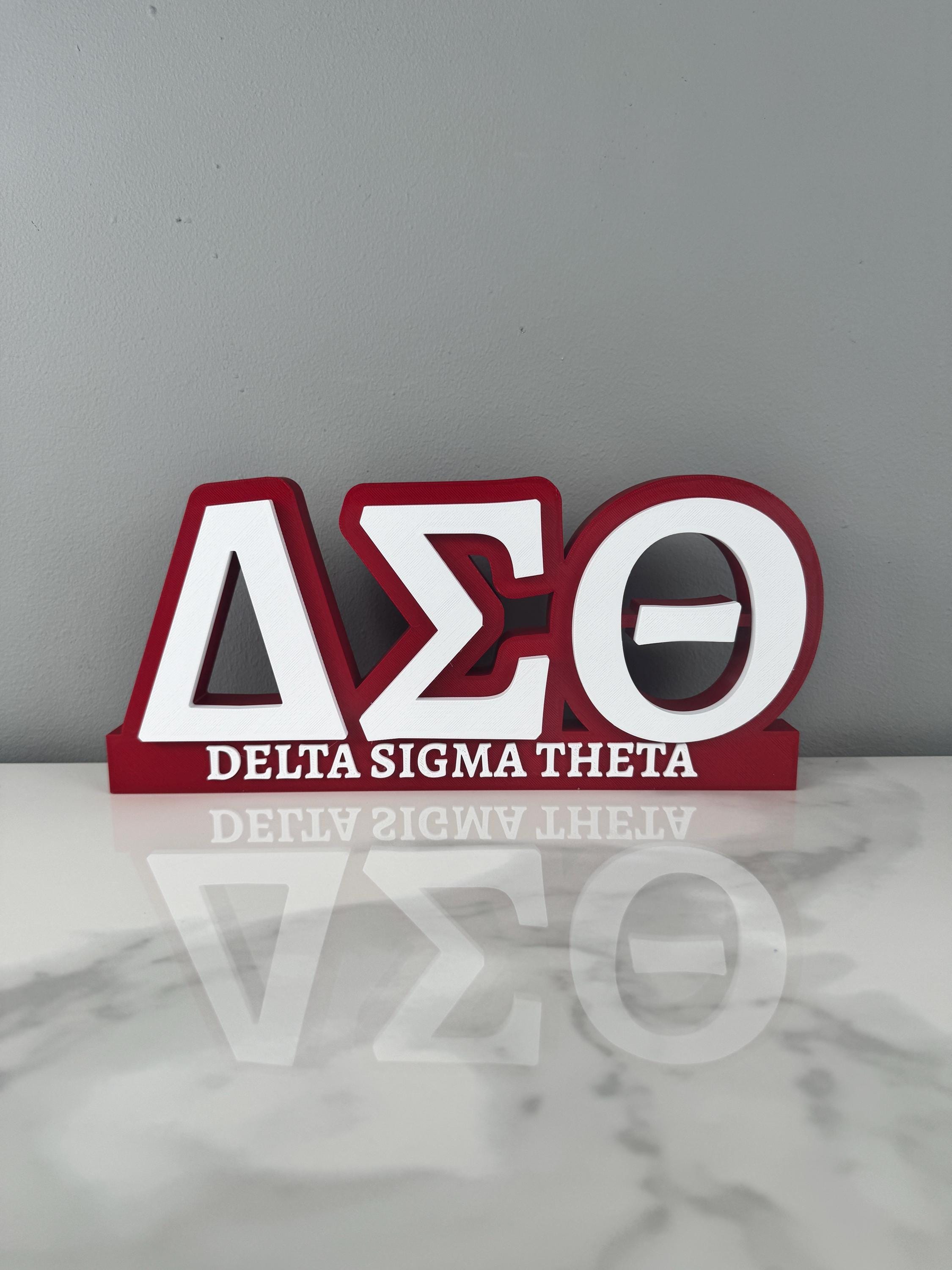 Personalized Delta Sigma Theta Desk Sign - Etsy