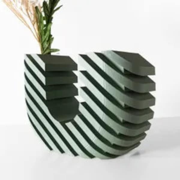 The Wiko | U-Shaped Vase for Dried and Preserved Flowers | Contemporary Design | Stylish Home Decor |