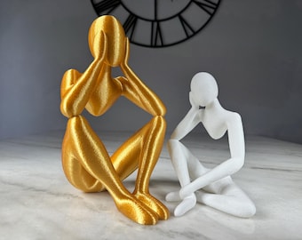 Relaxed & Mellow Celestial Resonance Gravity-Defying Sculpture, Minimalist Home Decor, An Inspirational Sophisticated Decor Collector&#39;s Gift