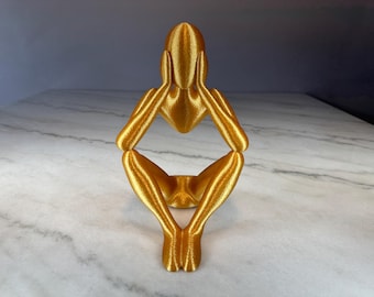 Celestial Resonance: Unseen Dimensions - Floating Gravity-Defying Sculpture. Choose Your Size And Color