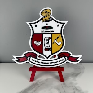 Kappa Alpha Psi Coat Of Arms. 3D Printed Decor