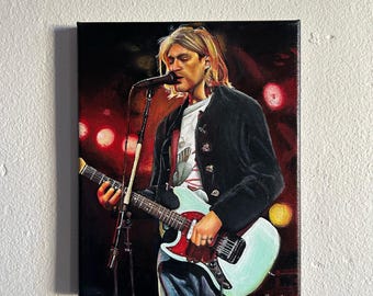 Kurt Cobain Leinwandbild