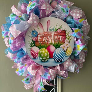 Easter Wreath, Easter Decorations, Easter Decor, Spring Wreath, Easter Door Decor, Bunny Wreath, Wreath for Easter