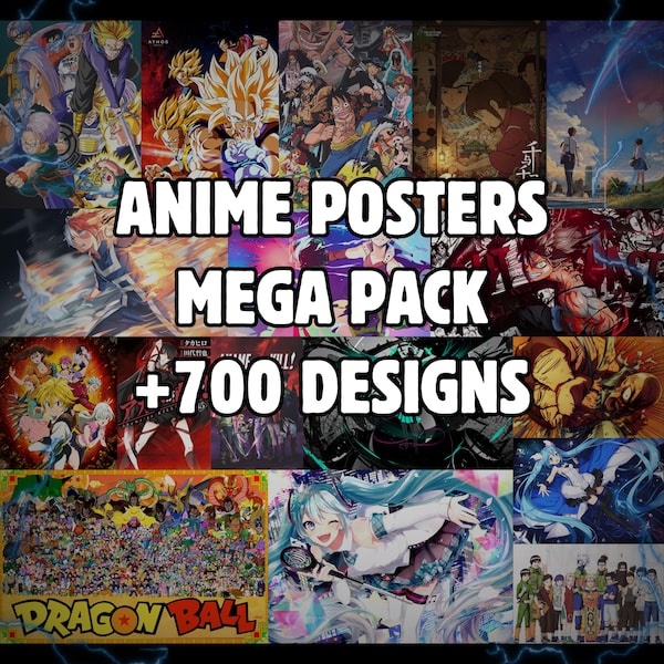 Posters de anime - Etsy México